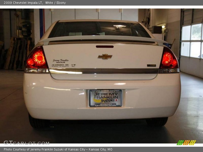 White / Ebony 2009 Chevrolet Impala LT