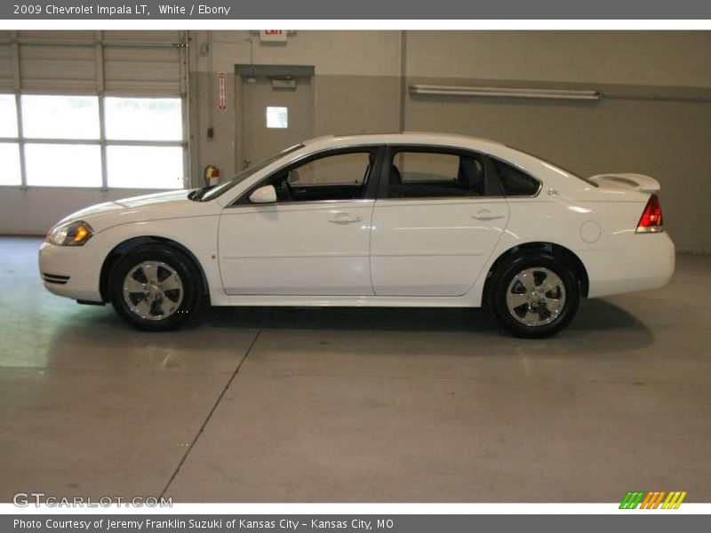 White / Ebony 2009 Chevrolet Impala LT