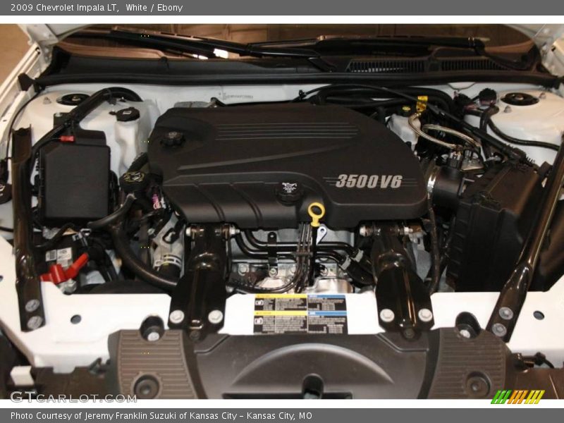 White / Ebony 2009 Chevrolet Impala LT