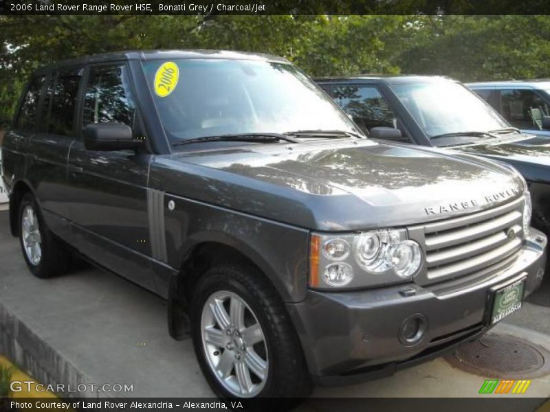 Bonatti Grey / Charcoal/Jet 2006 Land Rover Range Rover HSE