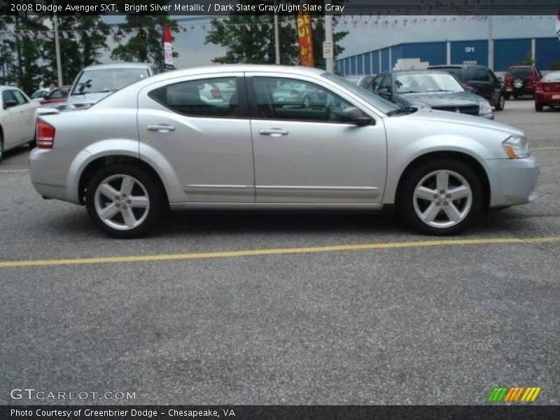 Bright Silver Metallic / Dark Slate Gray/Light Slate Gray 2008 Dodge Avenger SXT
