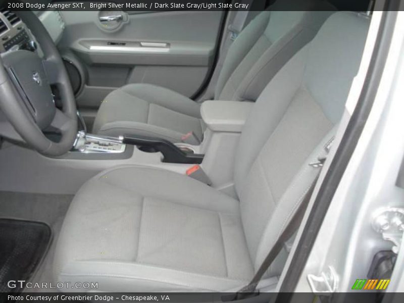 Bright Silver Metallic / Dark Slate Gray/Light Slate Gray 2008 Dodge Avenger SXT