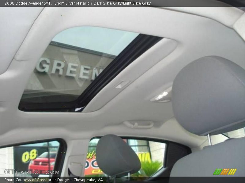 Bright Silver Metallic / Dark Slate Gray/Light Slate Gray 2008 Dodge Avenger SXT