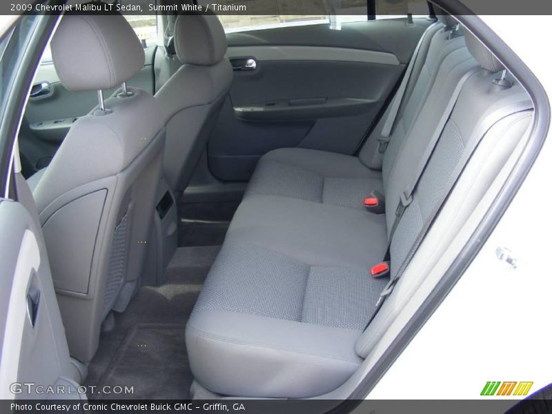 Summit White / Titanium 2009 Chevrolet Malibu LT Sedan