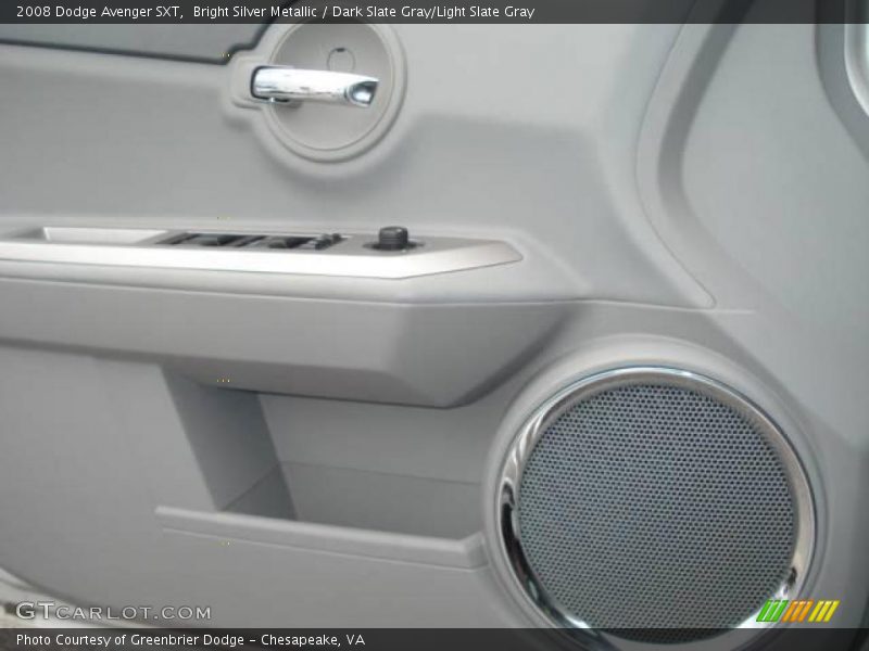 Bright Silver Metallic / Dark Slate Gray/Light Slate Gray 2008 Dodge Avenger SXT