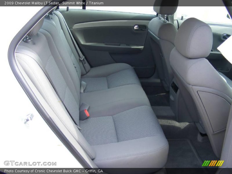 Summit White / Titanium 2009 Chevrolet Malibu LT Sedan