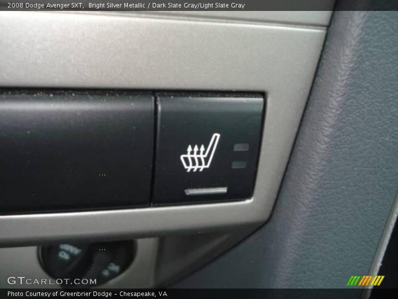 Bright Silver Metallic / Dark Slate Gray/Light Slate Gray 2008 Dodge Avenger SXT