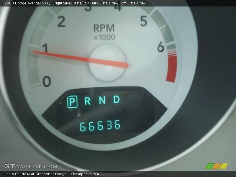 Bright Silver Metallic / Dark Slate Gray/Light Slate Gray 2008 Dodge Avenger SXT