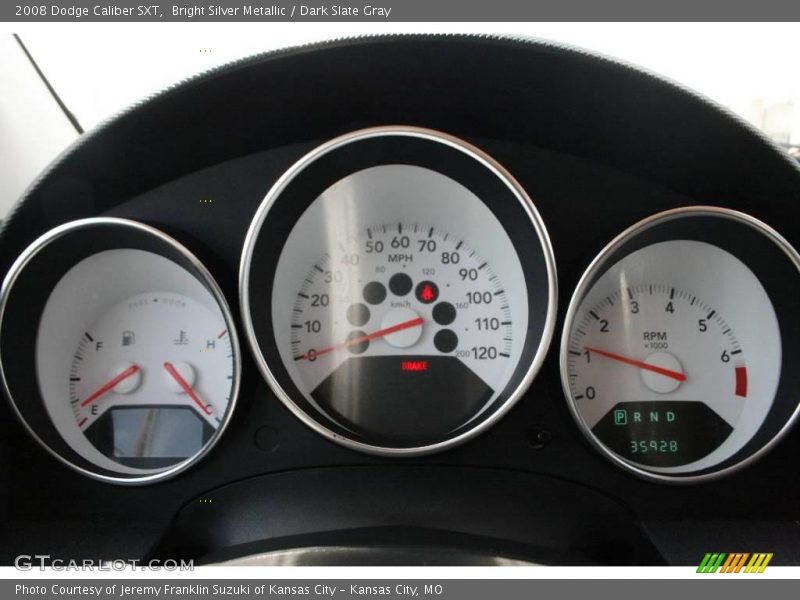Bright Silver Metallic / Dark Slate Gray 2008 Dodge Caliber SXT