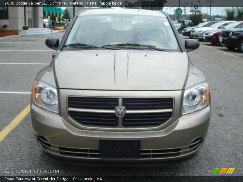 Light Khaki Metallic / Pastel Pebble Beige 2008 Dodge Caliber SE