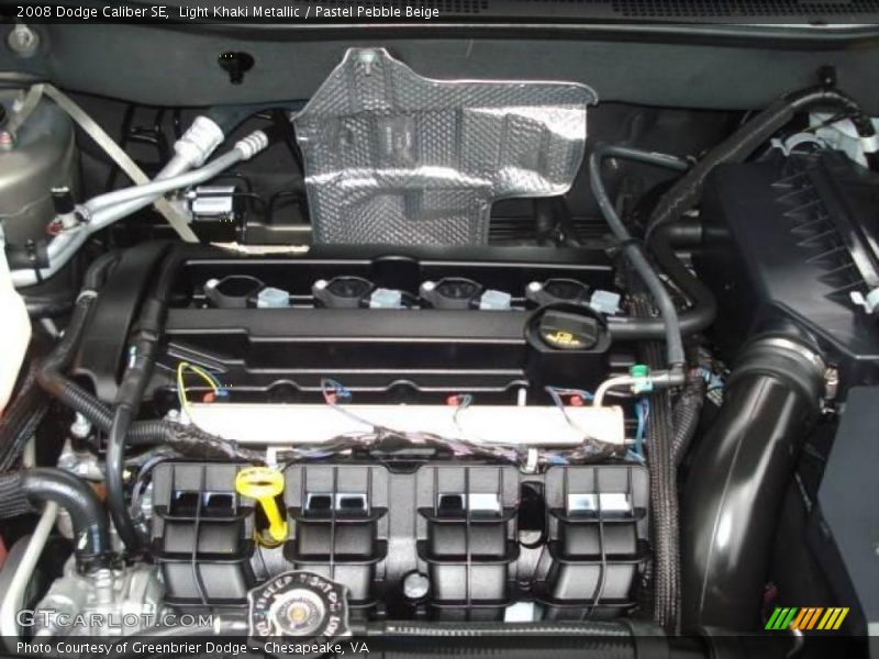 Light Khaki Metallic / Pastel Pebble Beige 2008 Dodge Caliber SE
