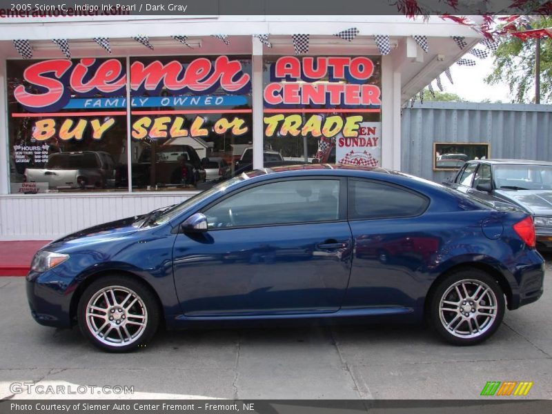 Indigo Ink Pearl / Dark Gray 2005 Scion tC