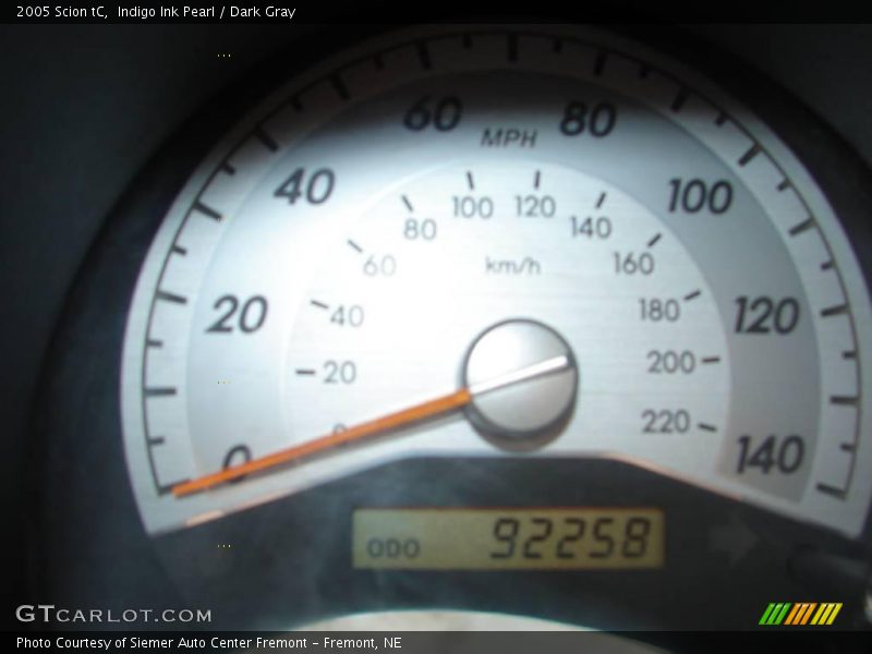 Indigo Ink Pearl / Dark Gray 2005 Scion tC