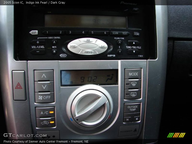 Indigo Ink Pearl / Dark Gray 2005 Scion tC