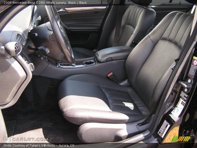 Black / Black 2006 Mercedes-Benz C 280 4Matic Luxury