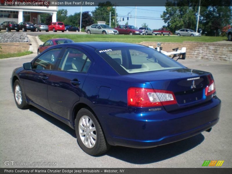 Maizen Blue Pearl / Beige 2009 Mitsubishi Galant ES
