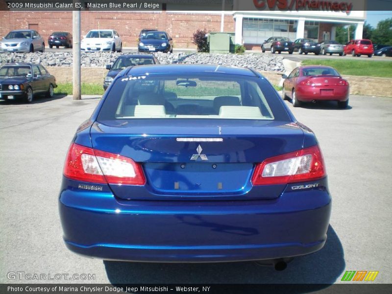 Maizen Blue Pearl / Beige 2009 Mitsubishi Galant ES