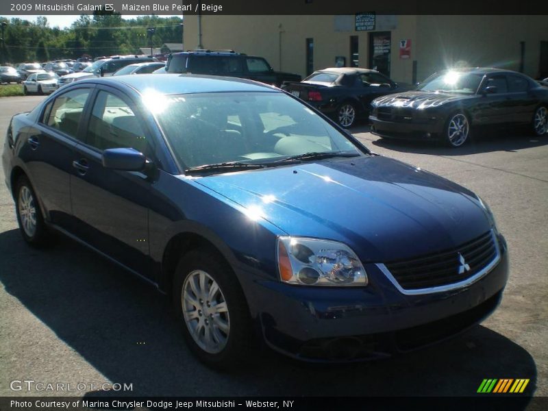 Maizen Blue Pearl / Beige 2009 Mitsubishi Galant ES