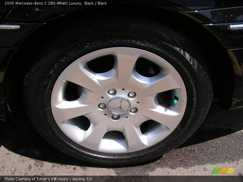 Black / Black 2006 Mercedes-Benz C 280 4Matic Luxury