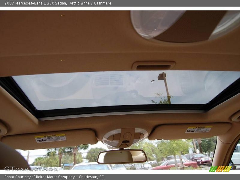 Arctic White / Cashmere 2007 Mercedes-Benz E 350 Sedan