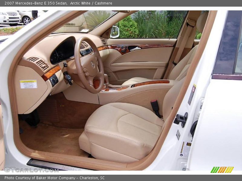 Arctic White / Cashmere 2007 Mercedes-Benz E 350 Sedan