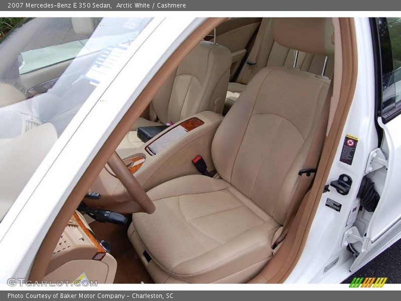 Arctic White / Cashmere 2007 Mercedes-Benz E 350 Sedan