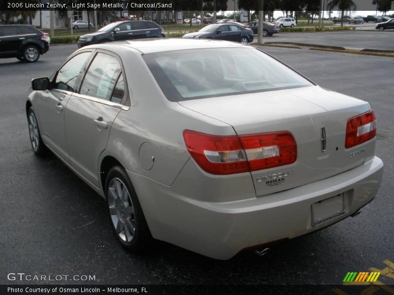 Light Sage Metallic / Charcoal/Sand 2006 Lincoln Zephyr