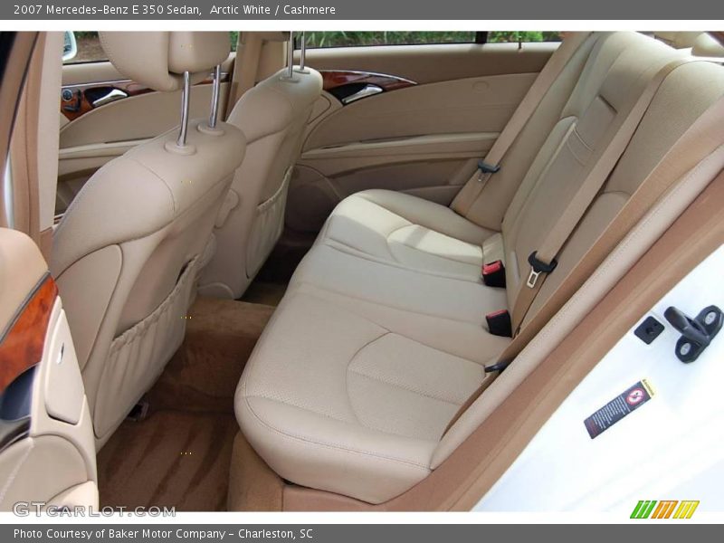 Arctic White / Cashmere 2007 Mercedes-Benz E 350 Sedan
