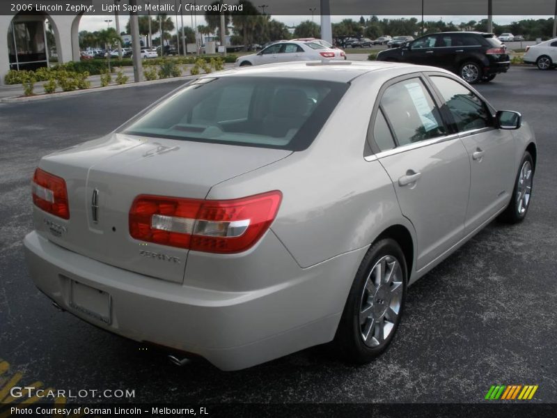 Light Sage Metallic / Charcoal/Sand 2006 Lincoln Zephyr