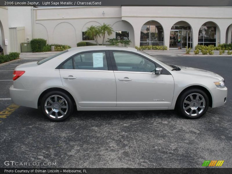Light Sage Metallic / Charcoal/Sand 2006 Lincoln Zephyr