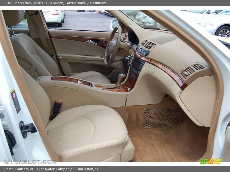 Arctic White / Cashmere 2007 Mercedes-Benz E 350 Sedan