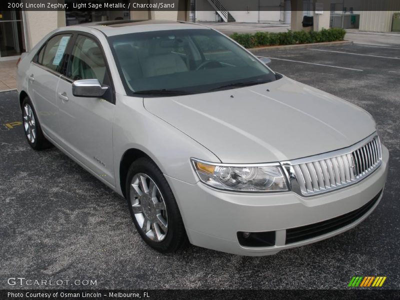 Light Sage Metallic / Charcoal/Sand 2006 Lincoln Zephyr