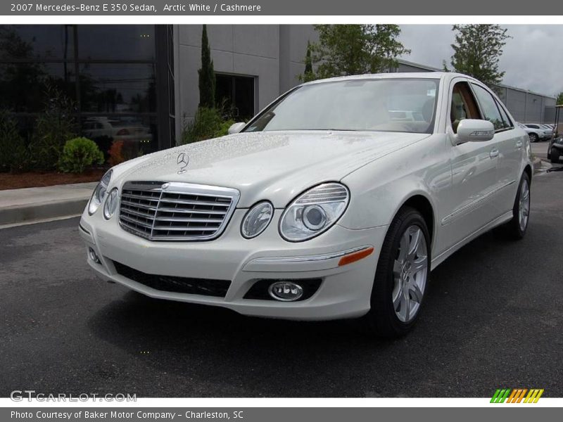 Arctic White / Cashmere 2007 Mercedes-Benz E 350 Sedan