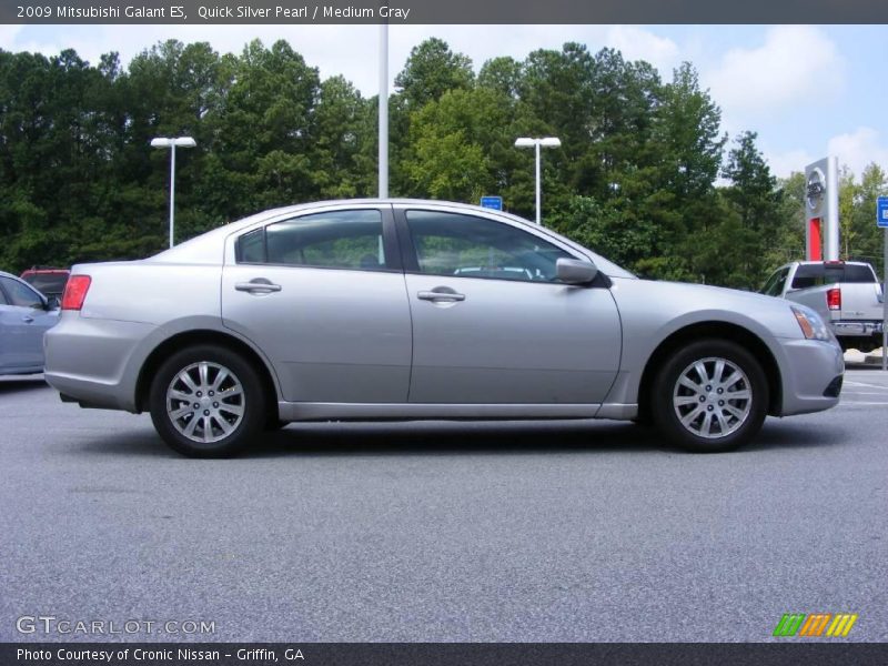 Quick Silver Pearl / Medium Gray 2009 Mitsubishi Galant ES