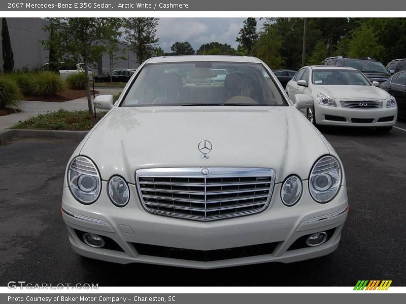 Arctic White / Cashmere 2007 Mercedes-Benz E 350 Sedan
