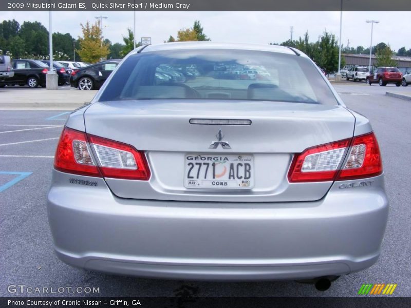 Quick Silver Pearl / Medium Gray 2009 Mitsubishi Galant ES
