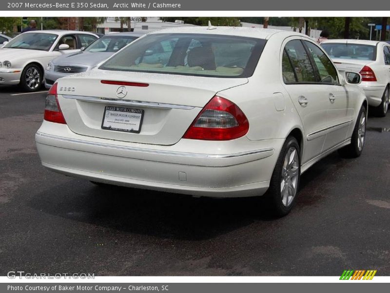 Arctic White / Cashmere 2007 Mercedes-Benz E 350 Sedan