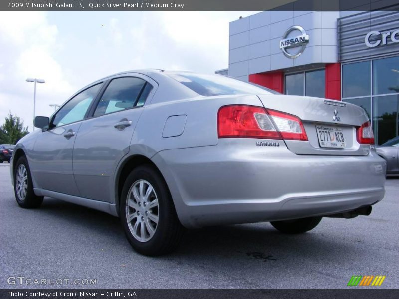 Quick Silver Pearl / Medium Gray 2009 Mitsubishi Galant ES