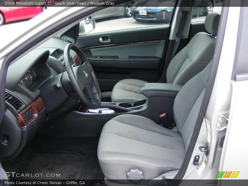 Quick Silver Pearl / Medium Gray 2009 Mitsubishi Galant ES