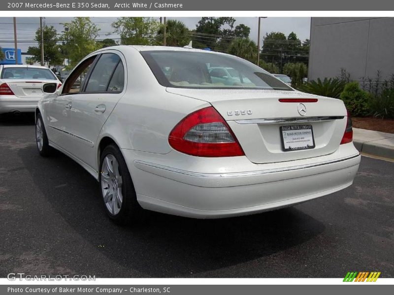 Arctic White / Cashmere 2007 Mercedes-Benz E 350 Sedan