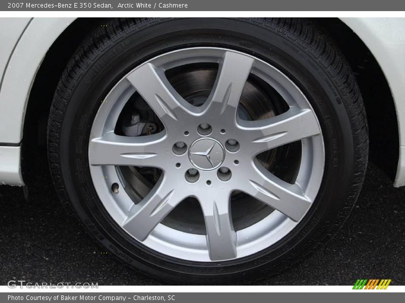 Arctic White / Cashmere 2007 Mercedes-Benz E 350 Sedan