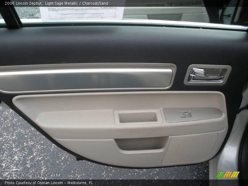 Light Sage Metallic / Charcoal/Sand 2006 Lincoln Zephyr