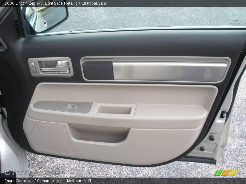 Light Sage Metallic / Charcoal/Sand 2006 Lincoln Zephyr