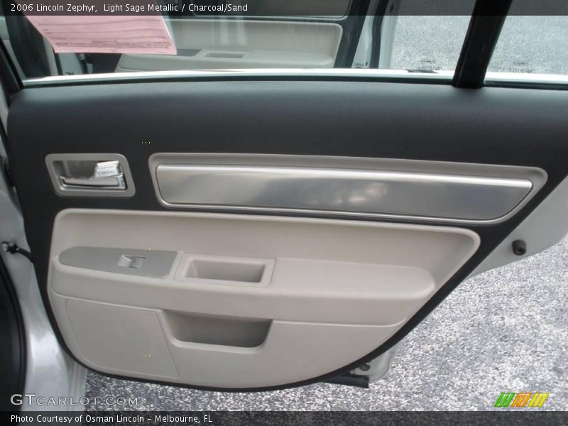 Light Sage Metallic / Charcoal/Sand 2006 Lincoln Zephyr