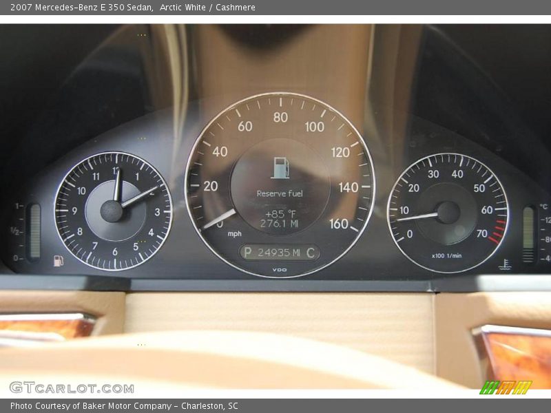 Arctic White / Cashmere 2007 Mercedes-Benz E 350 Sedan