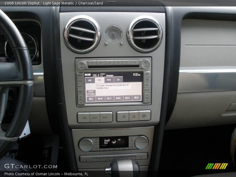 Light Sage Metallic / Charcoal/Sand 2006 Lincoln Zephyr