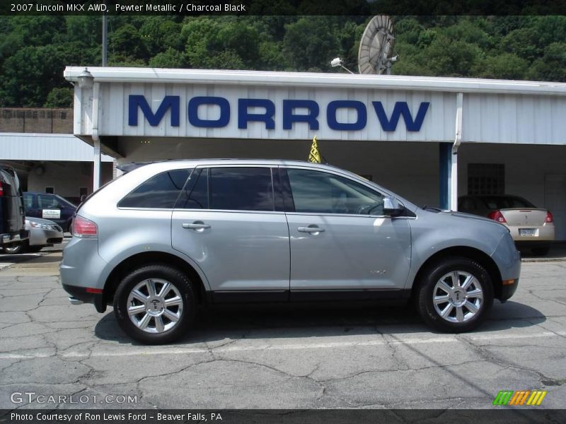 Pewter Metallic / Charcoal Black 2007 Lincoln MKX AWD