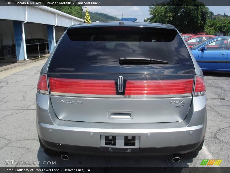 Pewter Metallic / Charcoal Black 2007 Lincoln MKX AWD