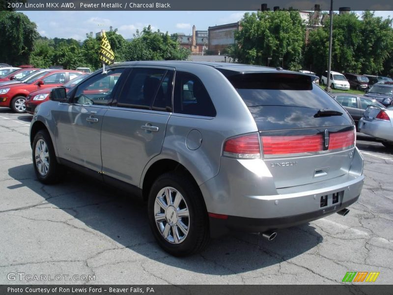 Pewter Metallic / Charcoal Black 2007 Lincoln MKX AWD