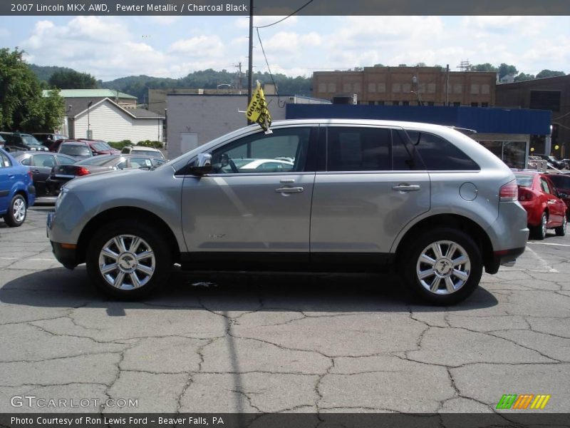 Pewter Metallic / Charcoal Black 2007 Lincoln MKX AWD